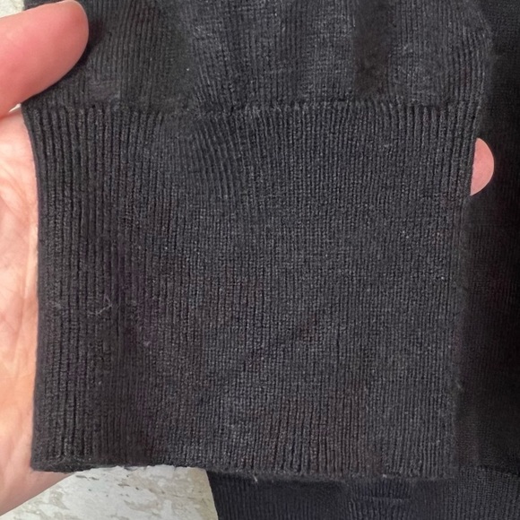 Gnu Black Cardigan Button Up Large - Picture 12 of 13